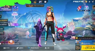 Conta free fire rara