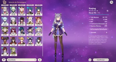 Conta AR58, 3 arcontes, Xiao, Ayaka, Ayato, 6 armas