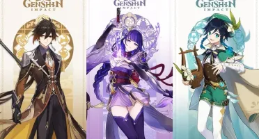 Conta AR58, 3 arcontes, Xiao, Ayaka, Ayato, 6 armas