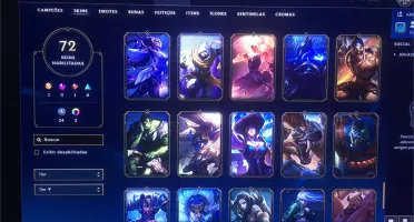 CONTA LOL GOLD ll /-/ 70 SKINS /-/