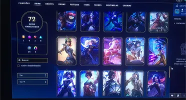 CONTA LOL GOLD ll /-/ 70 SKINS /-/
