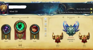 V>conta do lol D5 102 champions 57 skins