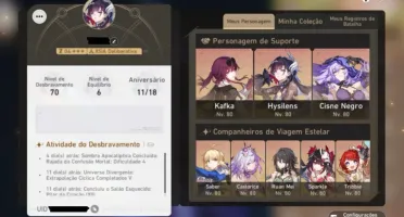 Conta Hsr - Late Game [Muitos Recursos]