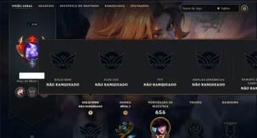 Unranked com TODOS os Champs e 113 Skins ( ADC / SUP )