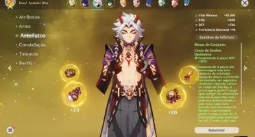 CONTA GENSHIN AR 51/ 5 char 5 stars upada