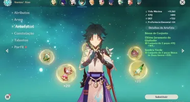 CONTA GENSHIN AR 51/ 5 char 5 stars upada