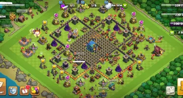 Conta Top Cv12 Clash Of Clans + 3000 Gemas