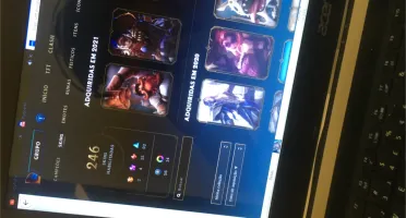 Conta no lol com 250 skins