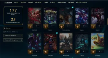 Prata 3 com 100 Champs e 26 Skins ( ADC / JG )