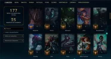 Prata 3 com 100 Champs e 26 Skins ( ADC / JG )