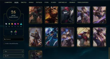 Prata 3 com 100 Champs e 26 Skins ( ADC / JG )