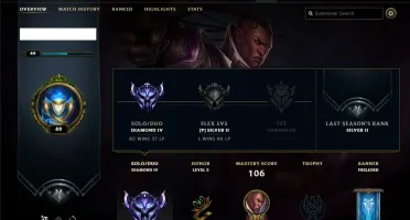 Conta LoL Diamante 4 64% Win rate Bom MMR League of Legends