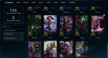 Conta LoL Diamante 4 64% Win rate Bom MMR League of Legends