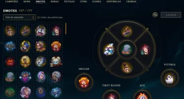 CONTA DE LOL COM 386 SKINS - SUPER BARATA - NÃO JOGO MAIS -