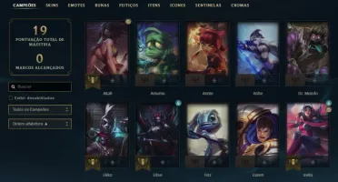 CONTA LOL PRA VENDER LOGO