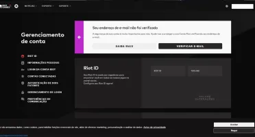 Conta LOL - 77 skins + 105 champs (email não confirmado)