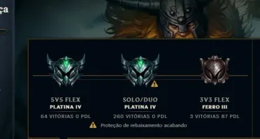 Conta de lol plat 4 barata
