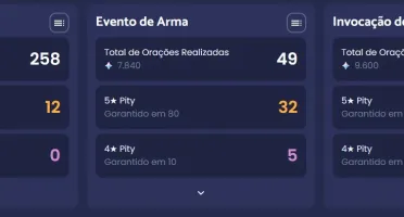 CONTA GENSHIN AR57 12 PERSONAGENS 5*
