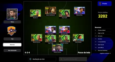 Conta efootboll top na steam, com big, epic, showtime e potw