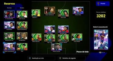 Conta efootboll top na steam, com big, epic, showtime e potw