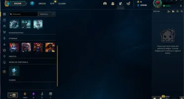 Conta LOL - Platina I, 52% de WR(E-MAIL NÃO VERIFICADO)