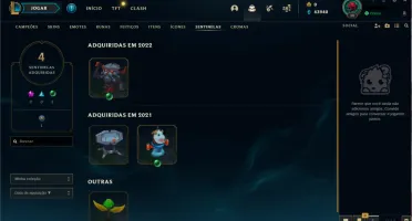 Conta LOL - Platina I, 52% de WR(E-MAIL NÃO VERIFICADO)