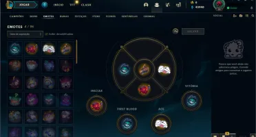 Conta LOL - Platina I, 52% de WR(E-MAIL NÃO VERIFICADO)