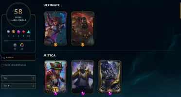 Conta LoL Platina + 45 Skins (Yasuo Prestigio e mais)