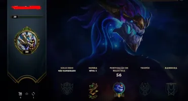 Conta Unranked handleveled lvl 30