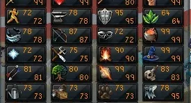 Conta Runescape 133 combat. T80, 25M