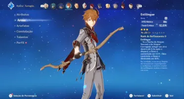 Kazuha e Childe Rank 20