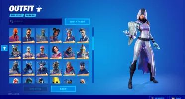 Glow + Black Widow + World Warrior + 92 skins