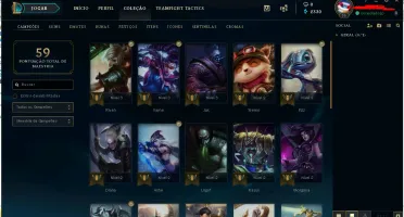 CONTA LOL LVL 30 UNRANKED ! OTIMA CONTA ...