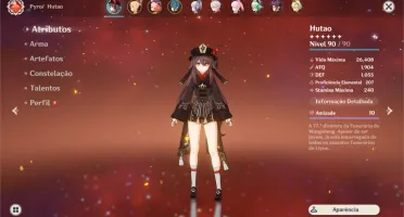 HUTAO C1 + HOMA, AYAKA + CORTADORA, KAZUHA, KOKOMI, YOIMIYA