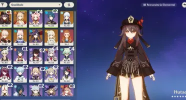 HUTAO C1 + HOMA, AYAKA + CORTADORA, KAZUHA, KOKOMI, YOIMIYA