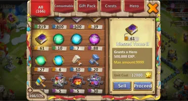 Castle Clash -heróis acima do Lvl 140