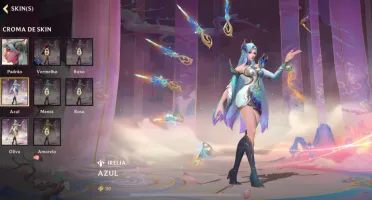 Conta Wild Rift, 120 skins, nível 128