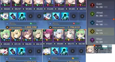V>Conta Grand Chase Mobile + Level 163 + Traje Io