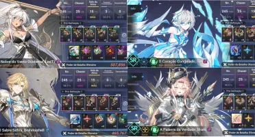 V>Conta Grand Chase Mobile + Level 163 + Traje Io