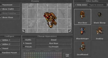 Knight Tibia Global - Level 246 - Skill 106 - Mundo Calmera