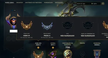 Prata 2 com TODOS os Champs e 157 Skins ( JG / TOP / ADC )