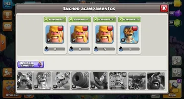 Conta clash of clans