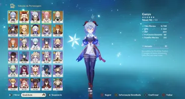 GENSHIN IMPACT AR 55 COM GANYU, KLEE, TARTAGLIA, YAE MIKO
