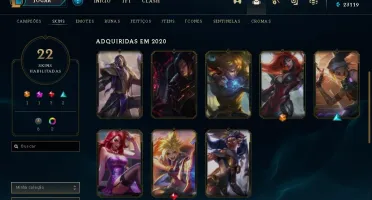 Conta League of legends Platina 2