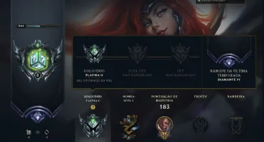 Conta League of legends Platina 2