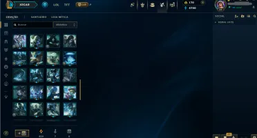 [League of Legends] Conta com 27 skins + 42 nos espólios