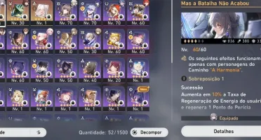 Conta TOP de Honkai Star Rail Bronya + Cone Assinatura