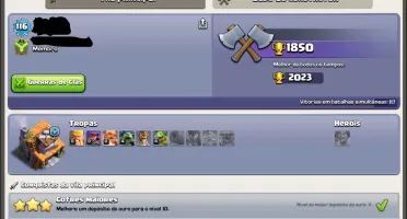 Clash of Clans cv9 full war 5838 gemas