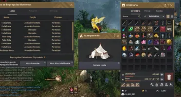 Black Desert SA Ponte Infinita HP, Pegasus e barraca P2W