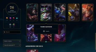 Conta League Of Legends - Silver I com borda de Gold V